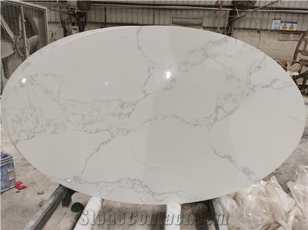 Artificial Quartz Stone Dining Table Top & Vanity Top