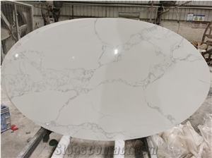 Artificial Quartz Stone Dining Table Top & Vanity Top