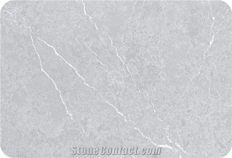 	Beauty Angle Ash Terrazo  Stone For Kitchen