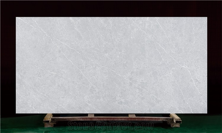	Beauty Angle Ash Terrazo  Stone For Kitchen