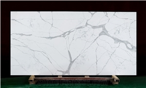 Calacatta White Quartz Slabs