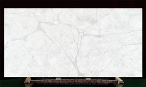 Calacatta White Quartz Stone Slab Supplier Artificial Quartz
