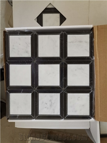 Carrara Kitchen Mosaic Floor Mosaic Bathroom Mosaic