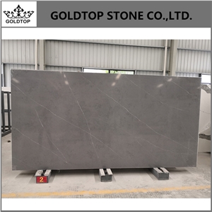 Modern Artificial Grey Quartz Slabs