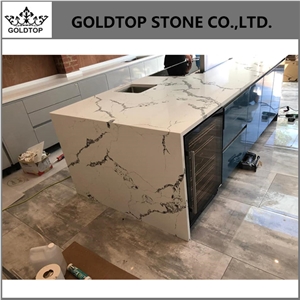 Popular Chinese Quartz Kitchen Countertop Popular Colors