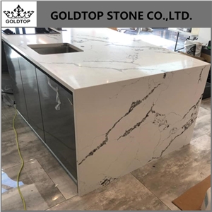 Quartz White Quartz High Quality Calacatta Countertop