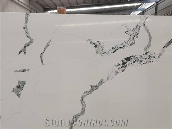 Quartz White Quartz High Quality Calacatta Countertop