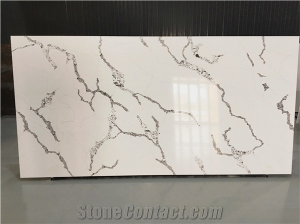 Quartz White Quartz High Quality Calacatta Countertop