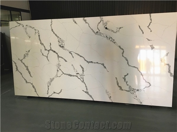 Quartz White Quartz High Quality Calacatta Countertop