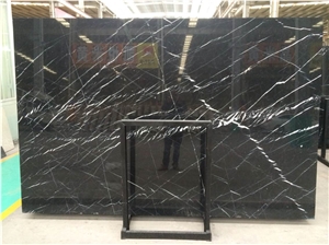 China Black Marble And Granite With White Cheap Black Stone