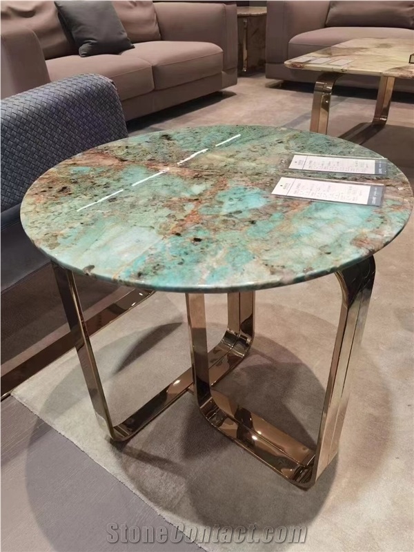 Amazon Green Granite Coffee Table Top Office Table Furniture