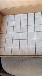 Cinderella Grey Marble Mosaic Tiles, Brushed Antique Mosaic