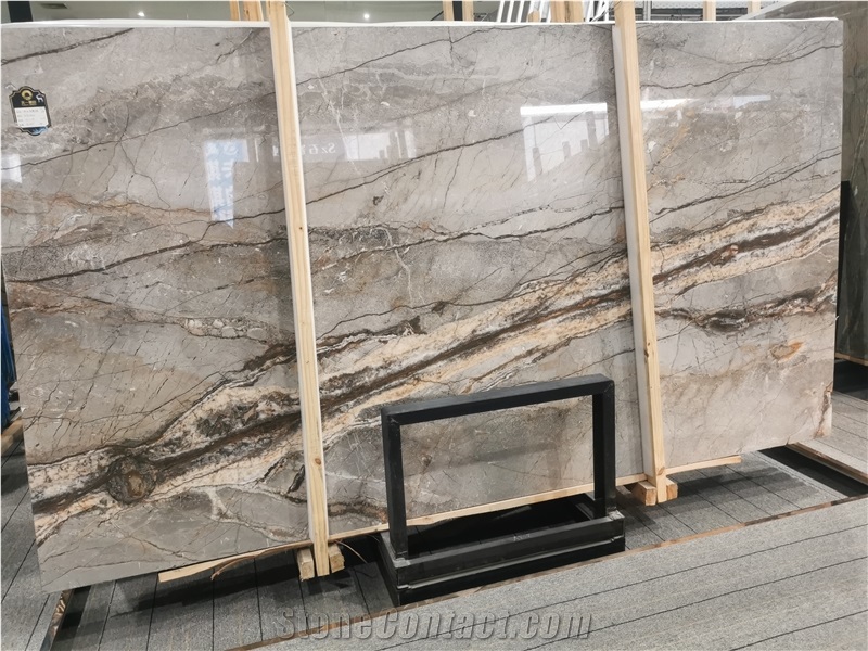 Italy Cloudy Grey Marble Tiles And Slabs For Decorative Wall