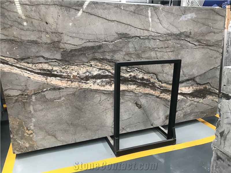 Italy Cloudy Grey Marble Tiles And Slabs For Decorative Wall
