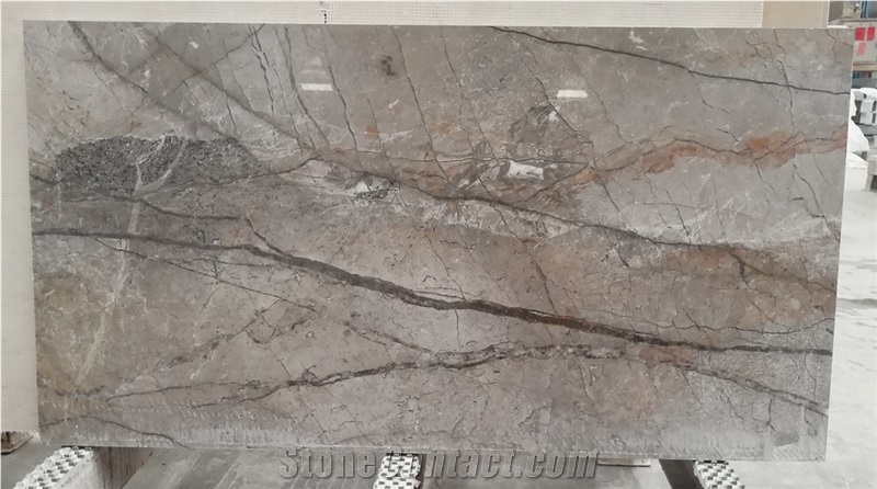 Italy Cloudy Grey Marble Tiles And Slabs For Decorative Wall