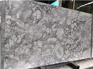 Silver Statuario Grey Marble Slab And Tile For Wall Cladding