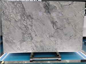 Silver Statuario Grey Marble Slab And Tile For Wall Cladding