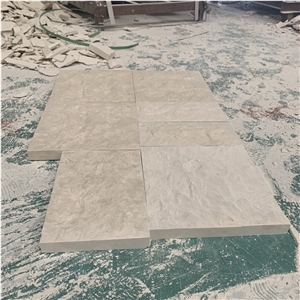 Split Wall Stone White Limestone Split Outdoor Wall Cladding