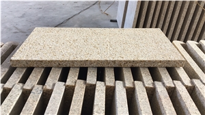 Sunset Beige Granite G682 Bush Hammered Wall Coping Stone