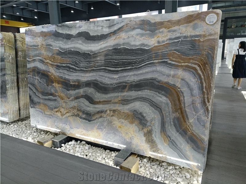 Yinxun Myanmar Palissandro Marble Slab Monet Sky Marble Tile