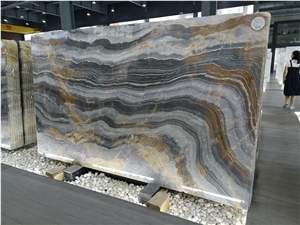 Yinxun Myanmar Palissandro Marble Slab Monet Sky Marble Tile