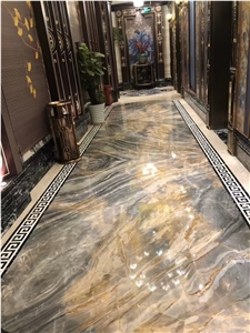 Yinxun Myanmar Palissandro Marble Slab Monet Sky Marble Tile