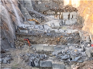 Silver Grey Slate Quarry