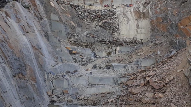 Silver Grey Slate Quarry