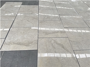 Ottoman Grey Marble Laminated Ceramic Tile For Floor Wall