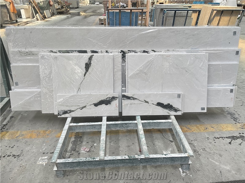 Panda White Marble PVC Aluminium Laminated Panels