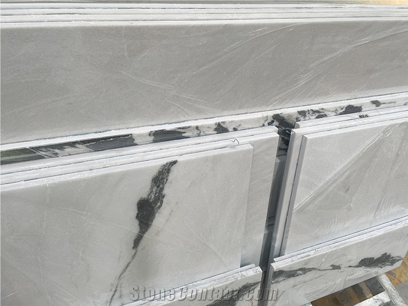 Panda White Marble PVC Aluminium Laminated Panels