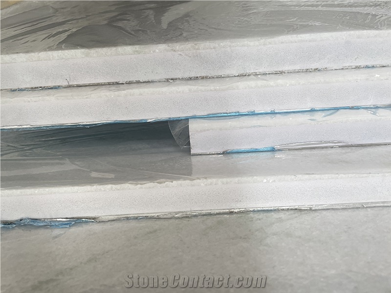 Panda White Marble PVC Aluminium Laminated Panels