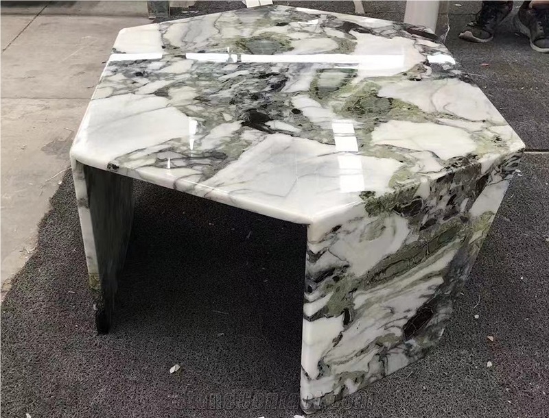 Design Cold Jade Green Marble Ice Green Marble Table Home