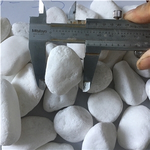 Pebbles Garden White Color Gravel 