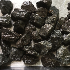 Rocks Stone Black Crushed Stone