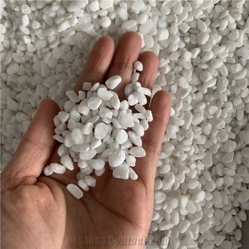 Rocks White Color Pebble Stone For Exposed Aggregate