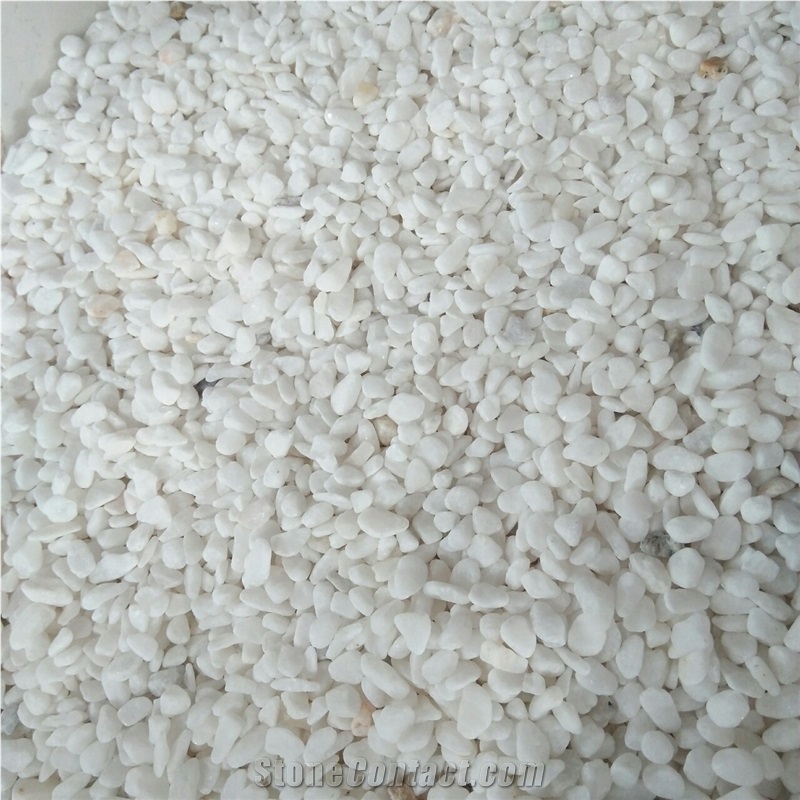 Rocks White Color Pebble Stone For Exposed Aggregate