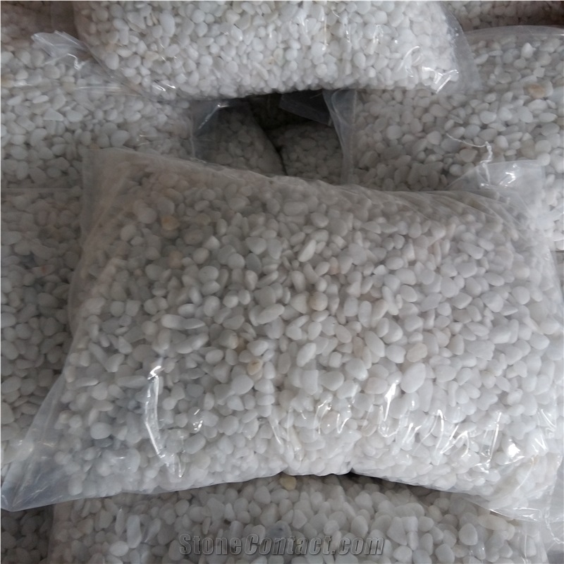 Rocks White Color Pebble Stone For Exposed Aggregate