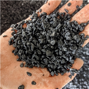 Small Size Black Pebble Stone For Making Epoxy Floor Small Size Black Pebble Stone For Making Epoxy Floor
