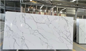 Calacatta White Quartz Slabs
