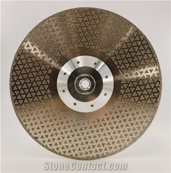 Electroplated Triangle Saw Blade Diamond Blade Cutting Saw 