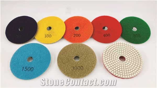 White Polishing Pad Diamond Polished Pad