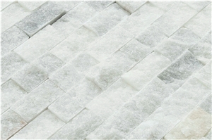 Carrara White Splitface Marble Mosaics