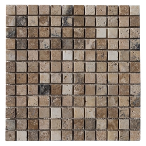 Philedelphia Travertine Mosaic - 1"X1"
