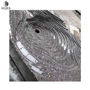 Beautiful Design Customized Basins Black Terrazzo Sink