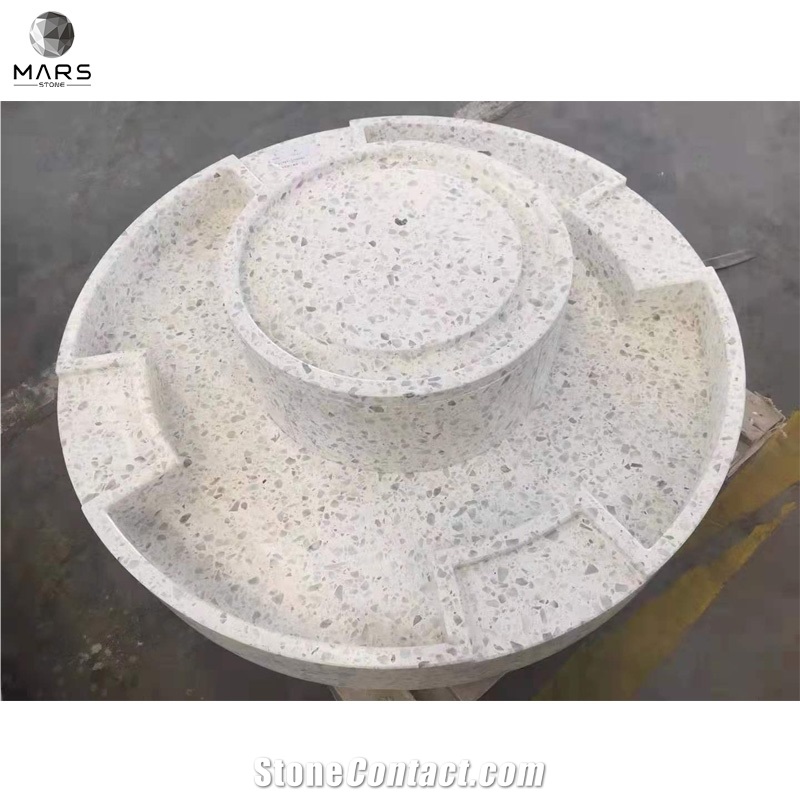 Cement Concrete Terrazzo Wash Basins And Sinks For Bathroom