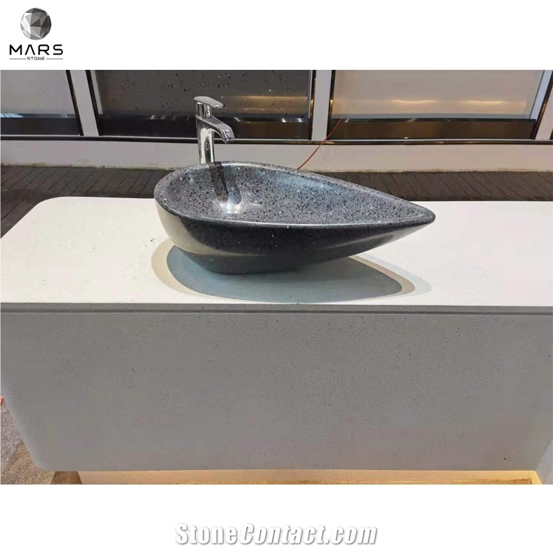 Cement Concrete Terrazzo Wash Basins And Sinks For Bathroom