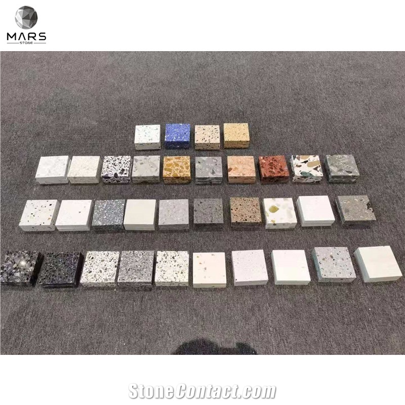 Terrazzo Floor Tiles Samples For Stone Chips Floor And Wall