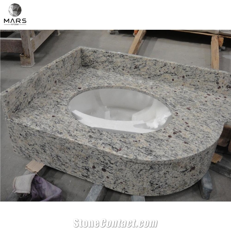 Hot Sell Bowed Design Santa Cecilia Light Granite Vanity