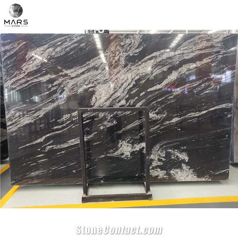Hot Sell Cosmic Black Granite Price For Kitchen Top